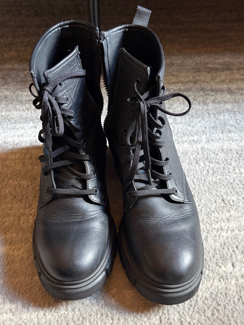 Thursday Boot Company Black Coda Combat Boots Size 10